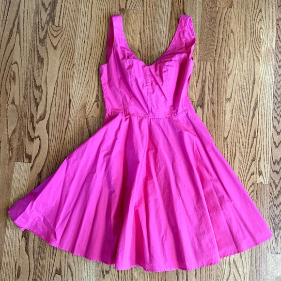 NWT Vineyard Vines Rhododendron Pink Fit and Flare Dress Size 2 - Picture 4 of 4